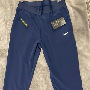 Blue Nike flex pants. Dri-fit technology
